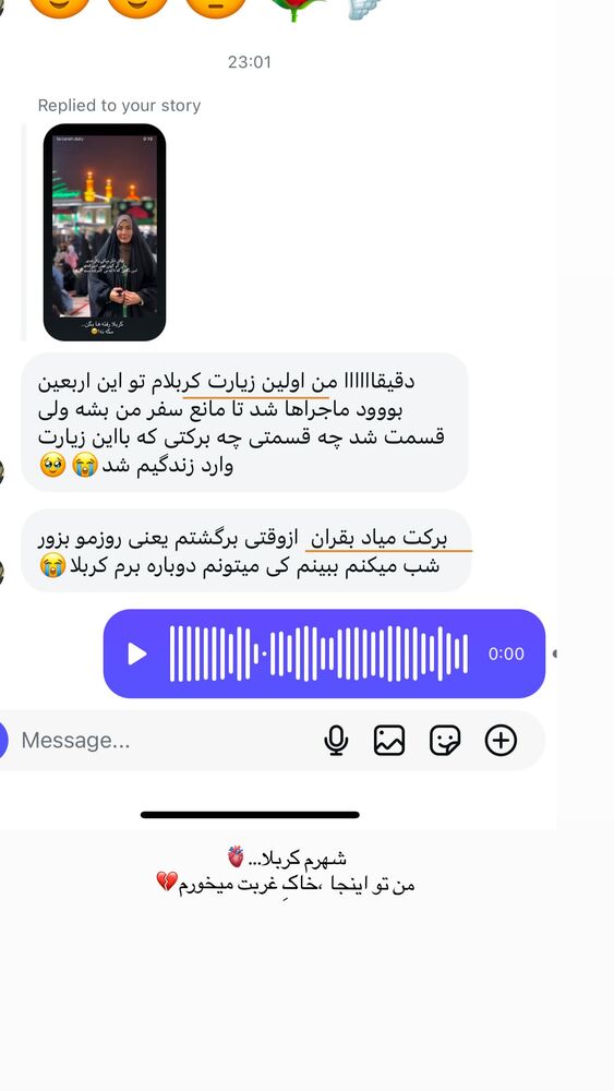  جدید ترین استوری اینستاگرام فرزانه رستم خان