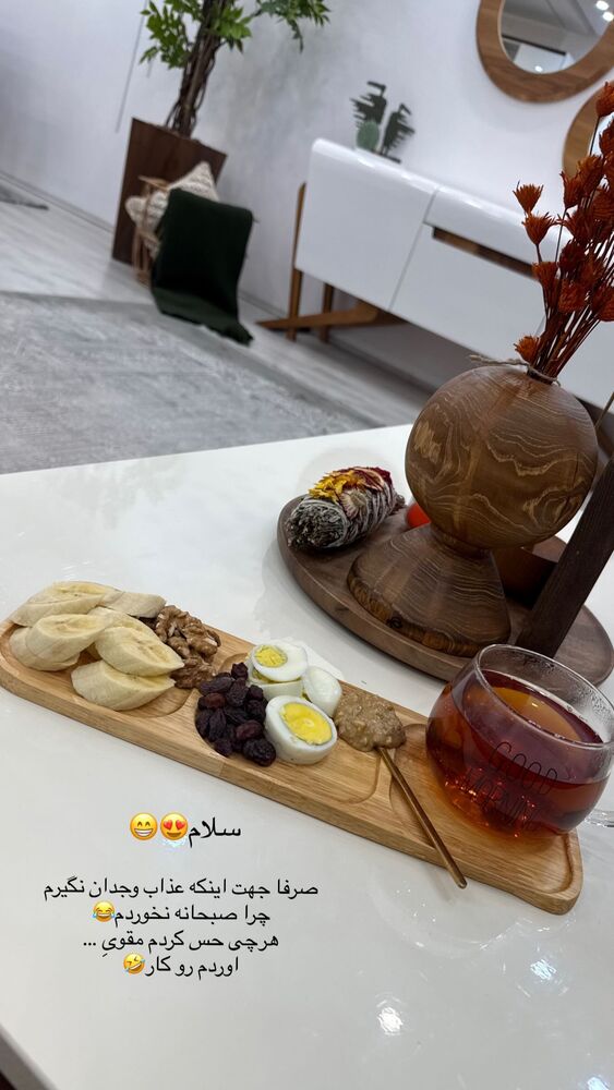  جدید ترین استوری اینستاگرام فرزانه رستم خان