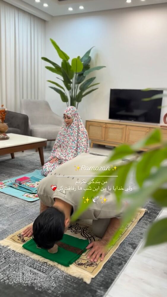  جدید ترین استوری اینستاگرام فرزانه رستم خان