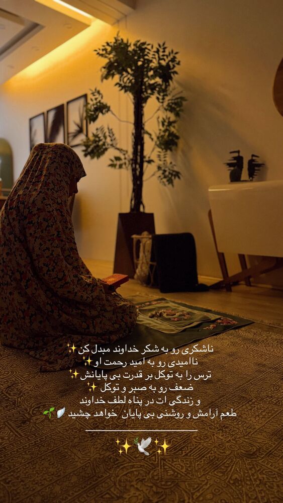 جدید ترین استوری اینستاگرام فرزانه رستم خان