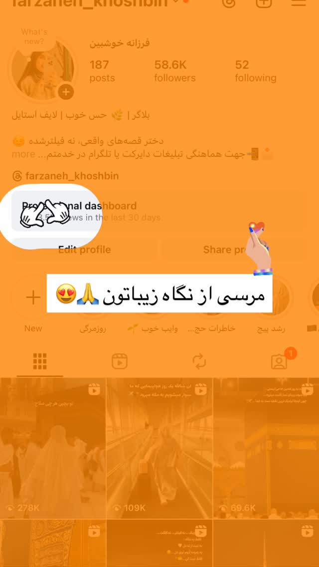  جدید ترین استوری اینستاگرام فرزانه خوشبین