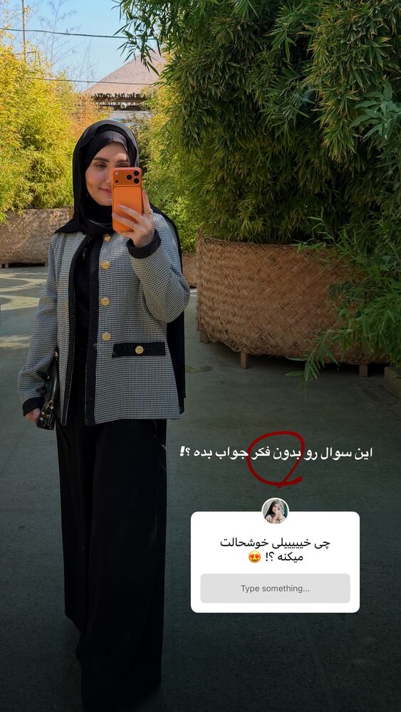  جدید ترین استوری اینستاگرام فرزانه خوشبین