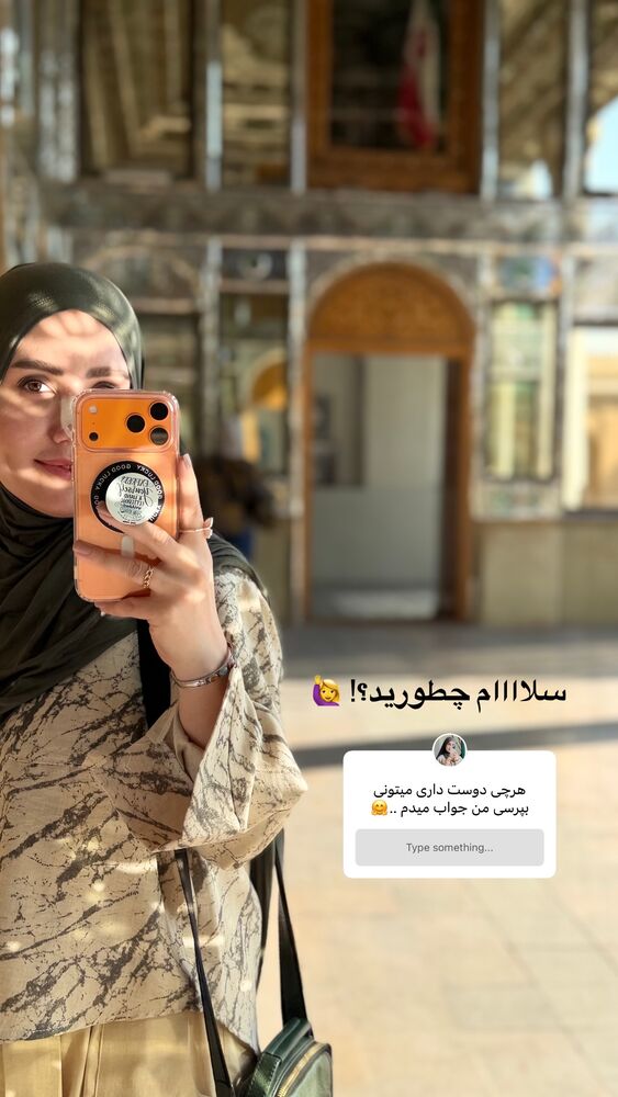  جدید ترین استوری اینستاگرام فرزانه خوشبین