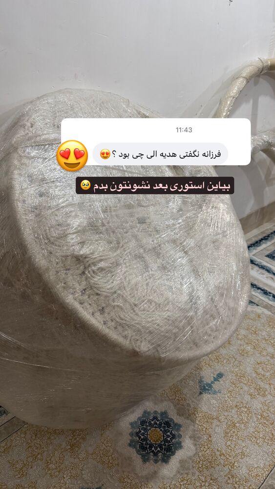  جدید ترین استوری اینستاگرام فرزانه خوشبین