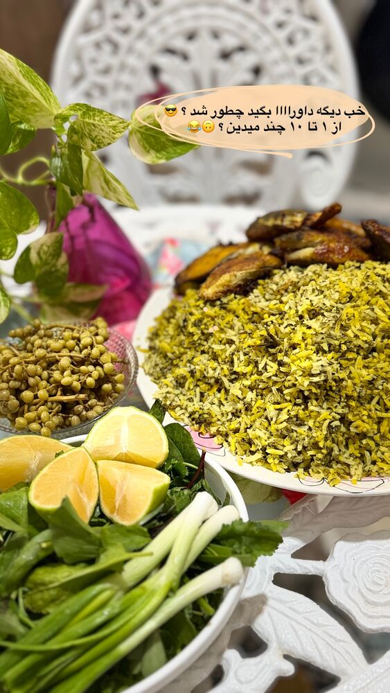  جدید ترین استوری اینستاگرام فرزانه خوشبین
