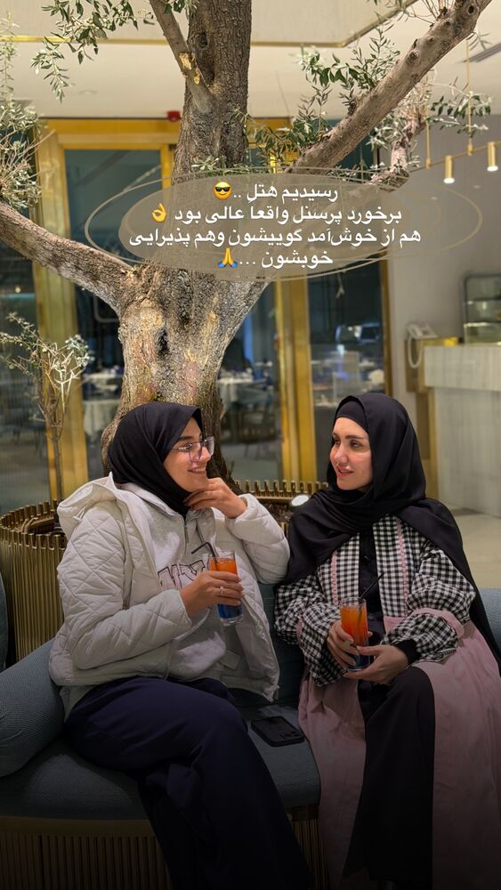  جدید ترین استوری اینستاگرام فرزانه خوشبین