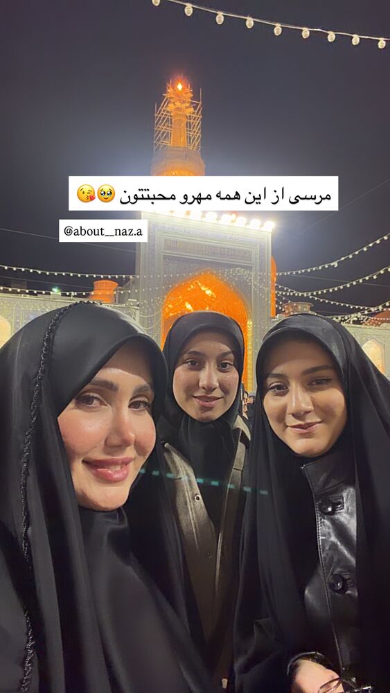  جدید ترین استوری اینستاگرام فرزانه خوشبین