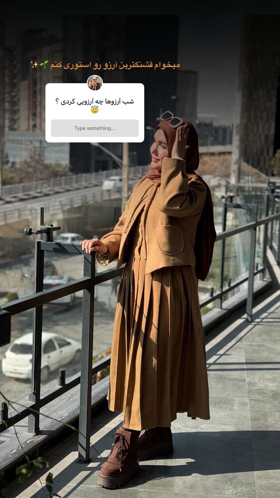  جدید ترین استوری اینستاگرام فرزانه خوشبین