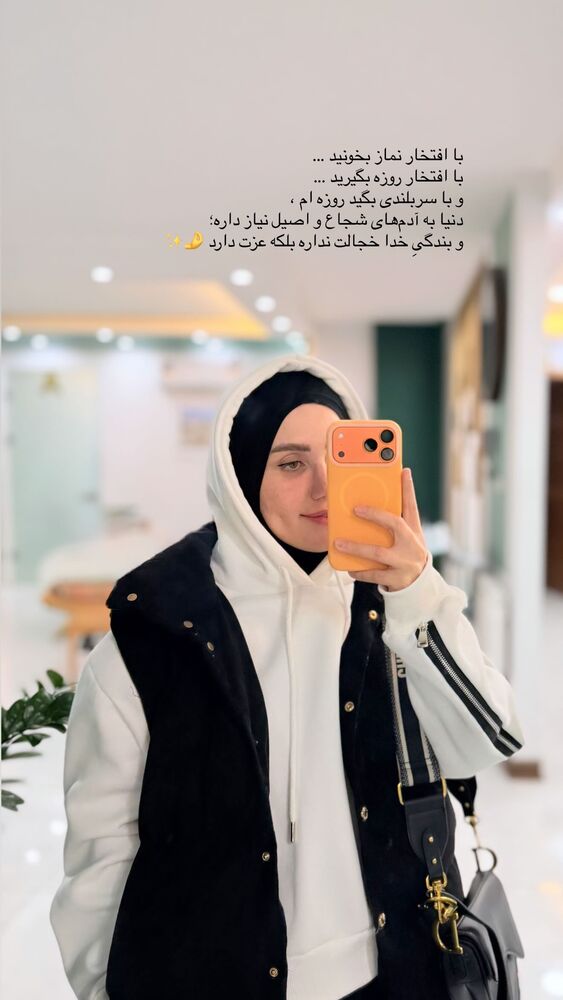  جدید ترین استوری اینستاگرام فرزانه خوشبین
