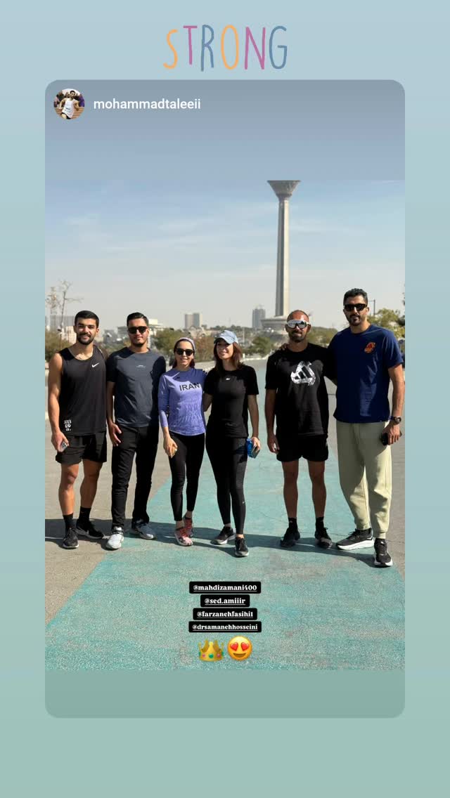  جدید ترین استوری اینستاگرام فرزانه فصیحی