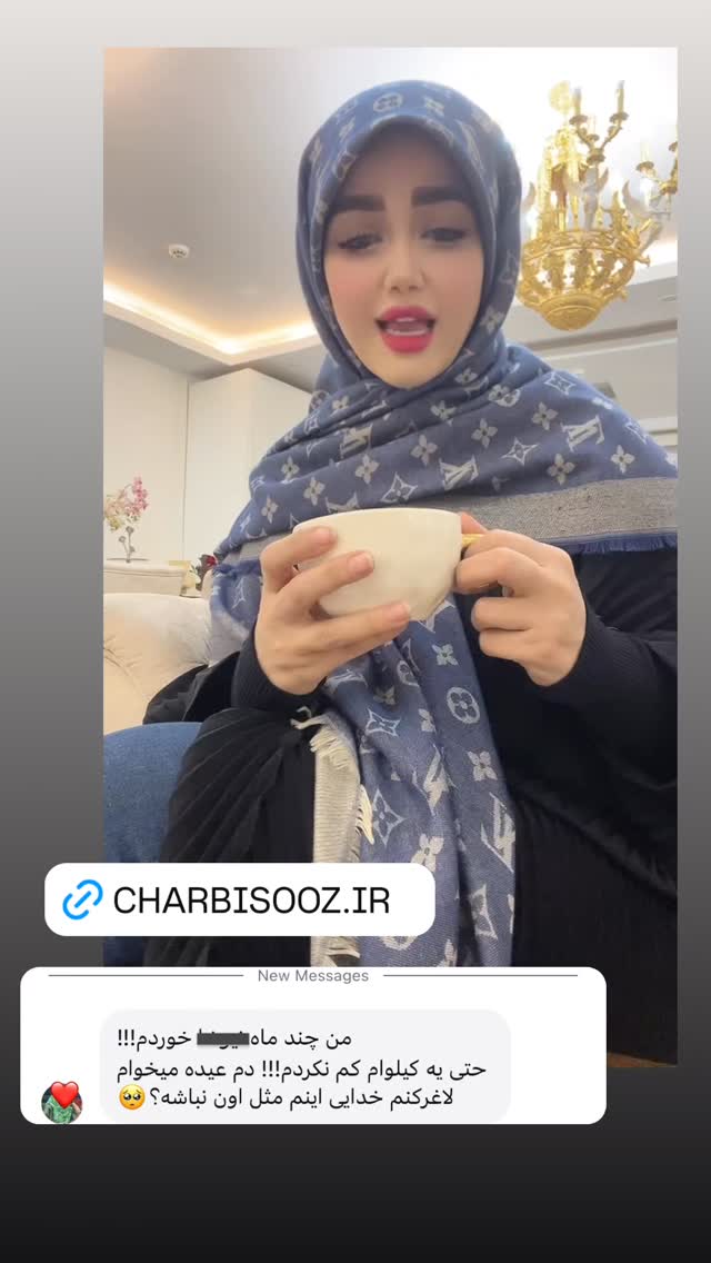  جدید ترین استوری اینستاگرام فاطمه حسین خانی