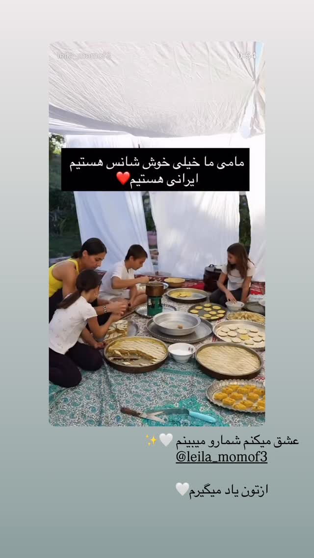  جدید ترین استوری اینستاگرام فاطمه بیگی