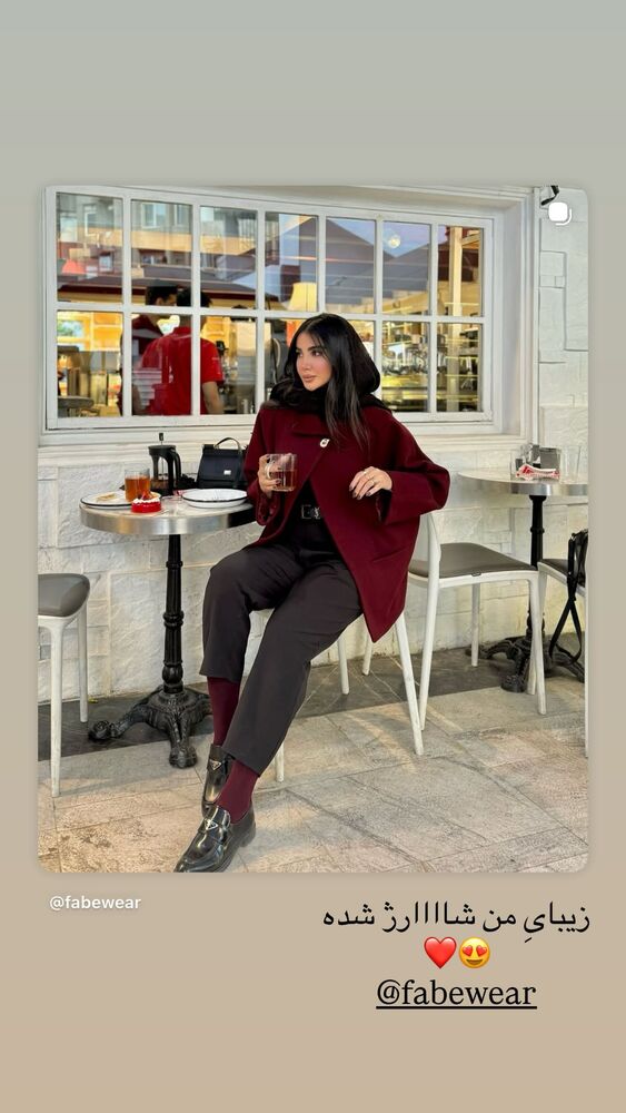  جدید ترین استوری اینستاگرام فاطمه بیگی