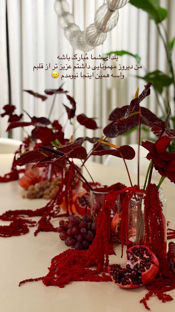  جدید ترین استوری اینستاگرام فاطمه بیگی