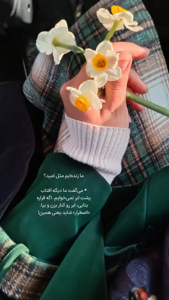 جدید ترین استوری اینستاگرام فاطمه داداشی