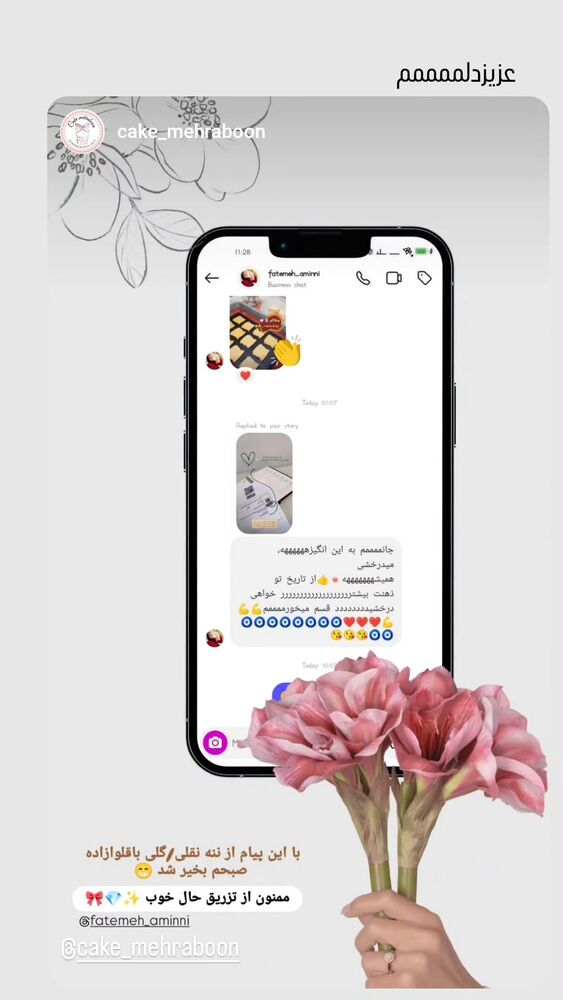  جدید ترین استوری اینستاگرام فاطمه اميني