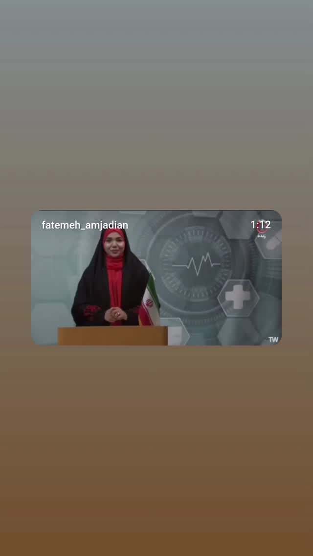  جدید ترین استوری اینستاگرام فاطمه امجدیان