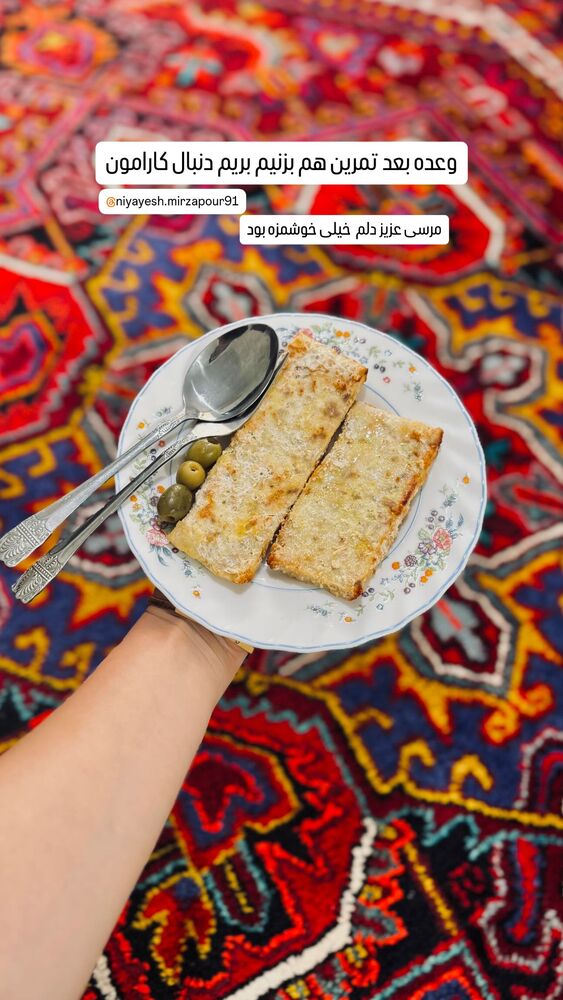  جدید ترین استوری اینستاگرام فاطمه محمدی قره چناق