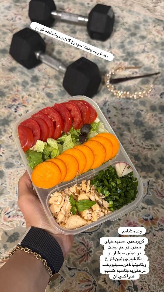  جدید ترین استوری اینستاگرام فاطمه محمدی قره چناق