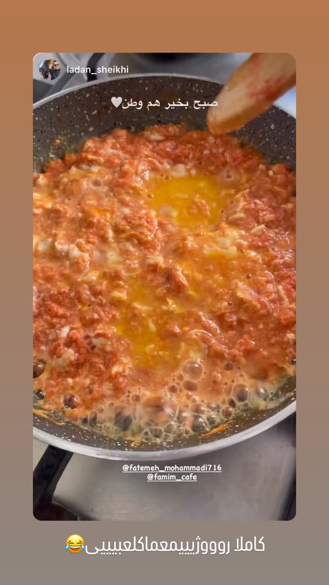  جدید ترین استوری اینستاگرام فاطمه محمدی قره چناق