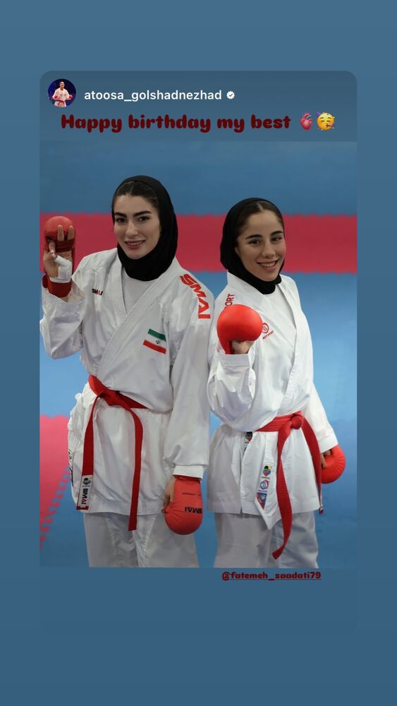  جدید ترین استوری اینستاگرام فاطمه سعادتی