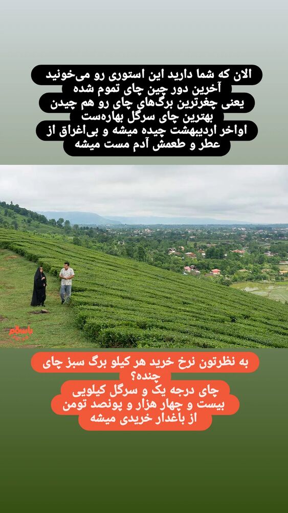  جدید ترین استوری اینستاگرام فاطمه دولتی