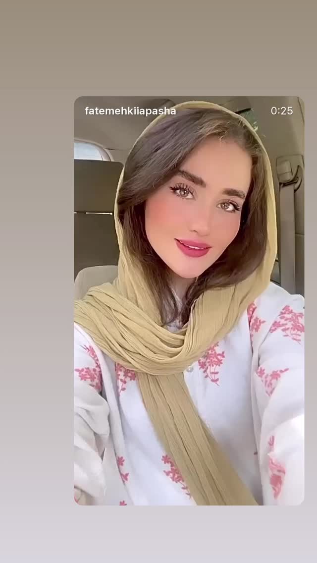  جدید ترین استوری اینستاگرام فاطمه كياپاشا
