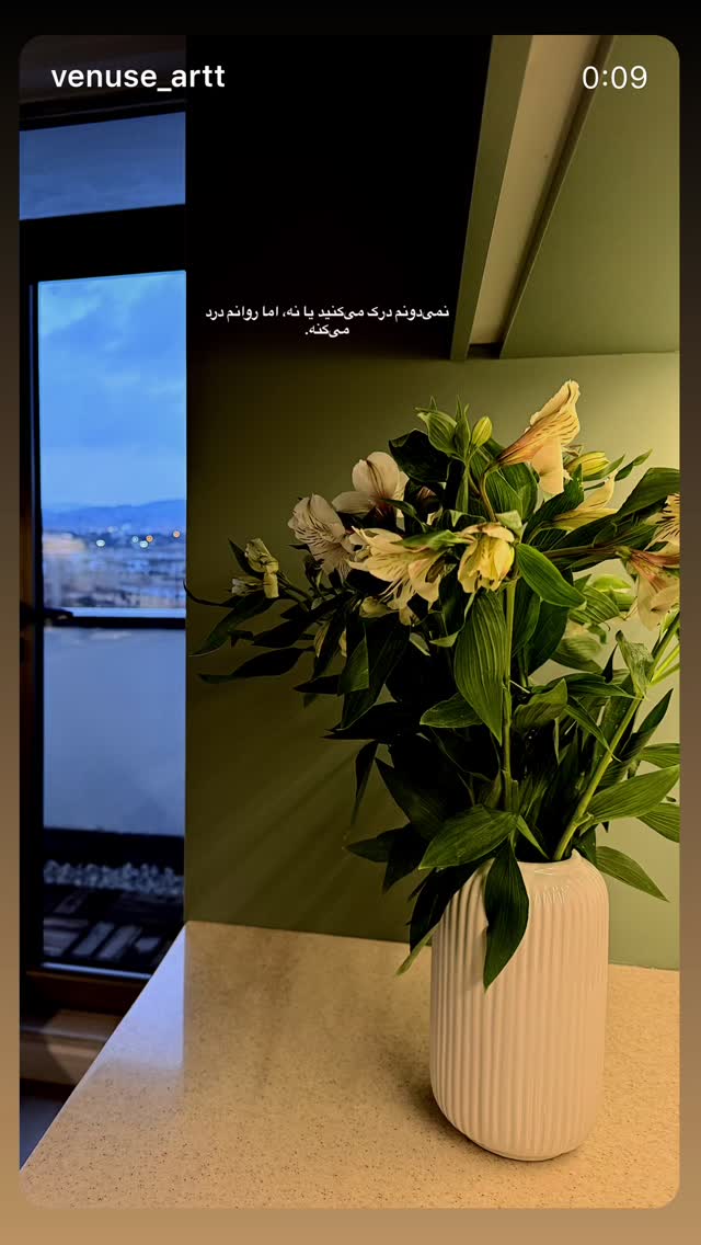  جدید ترین استوری اینستاگرام فاطمه كياپاشا