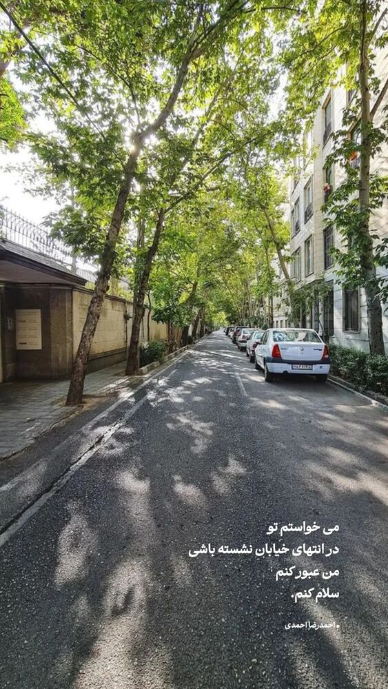  جدید ترین استوری اینستاگرام محسن فیضی