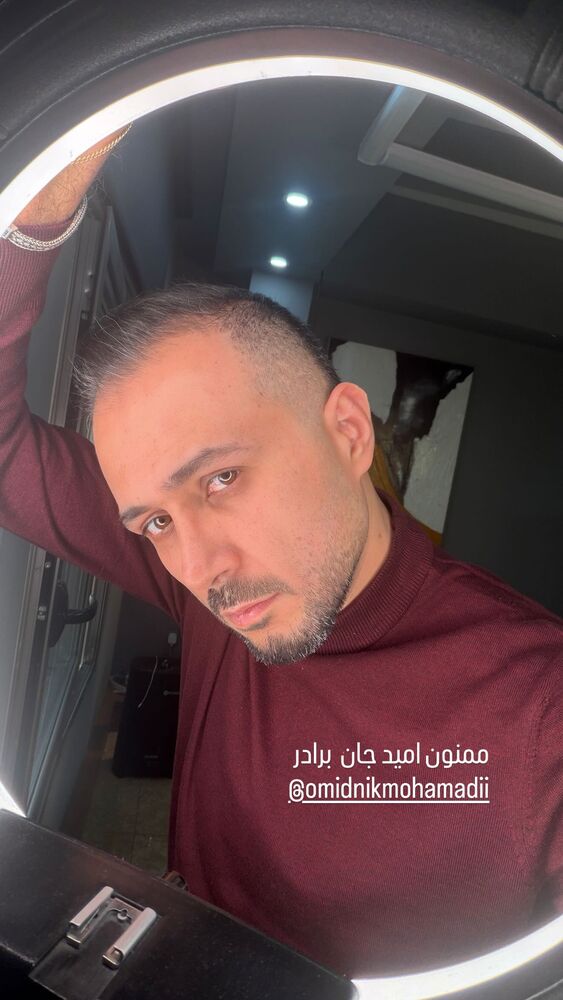  جدید ترین استوری اینستاگرام حسین فیروی