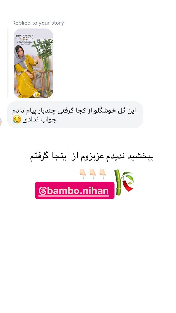  جدید ترین استوری اینستاگرام فاطمه مکاری
