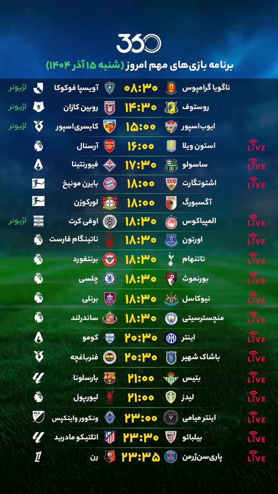  جدید ترین استوری اینستاگرام فوتبال ۳۶۰