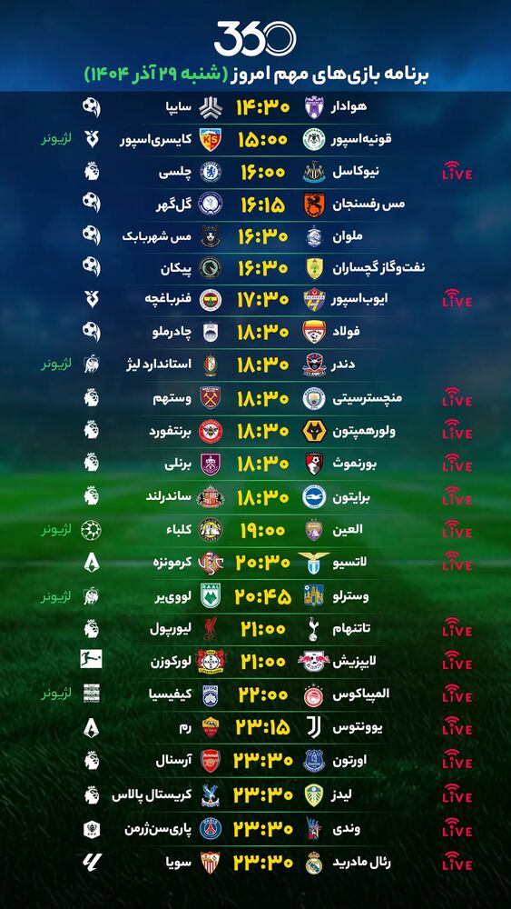  جدید ترین استوری اینستاگرام فوتبال ۳۶۰