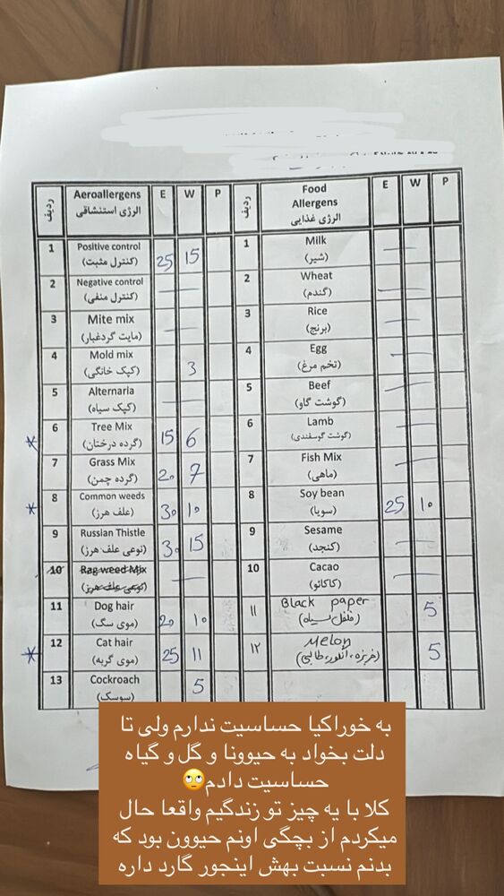  جدید ترین استوری اینستاگرام گندم گیلک