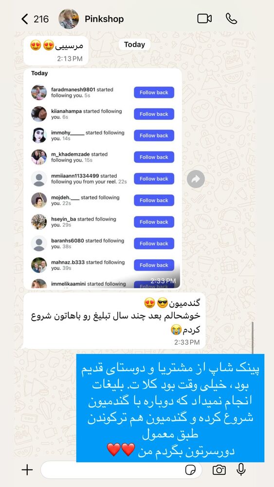  جدید ترین استوری اینستاگرام گندم گیلک