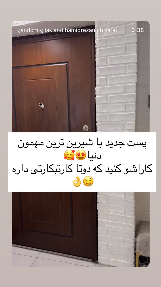  جدید ترین استوری اینستاگرام گندم گیلک