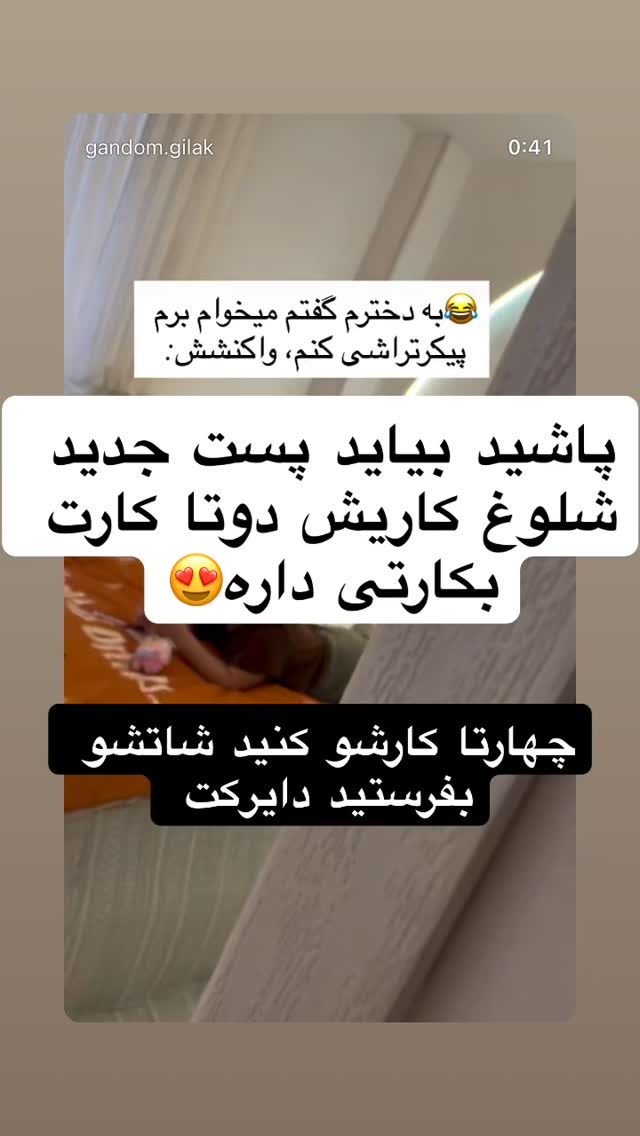  جدید ترین استوری اینستاگرام گندم گیلک