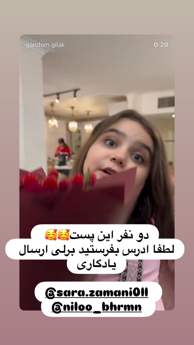  جدید ترین استوری اینستاگرام گندم گیلک