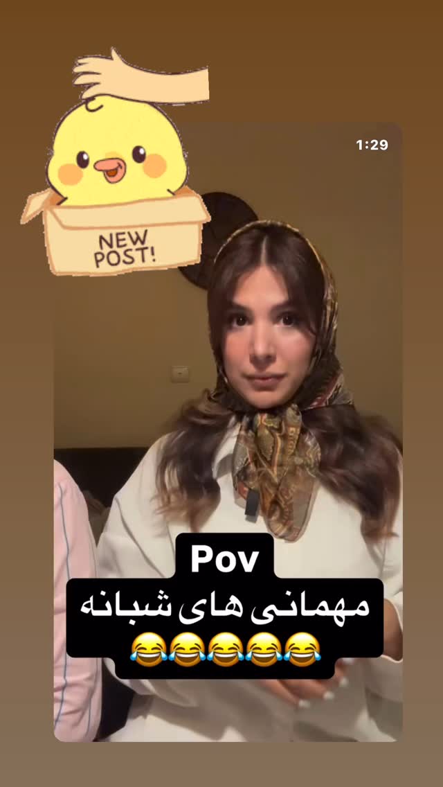  جدید ترین استوری اینستاگرام گلاره مهری