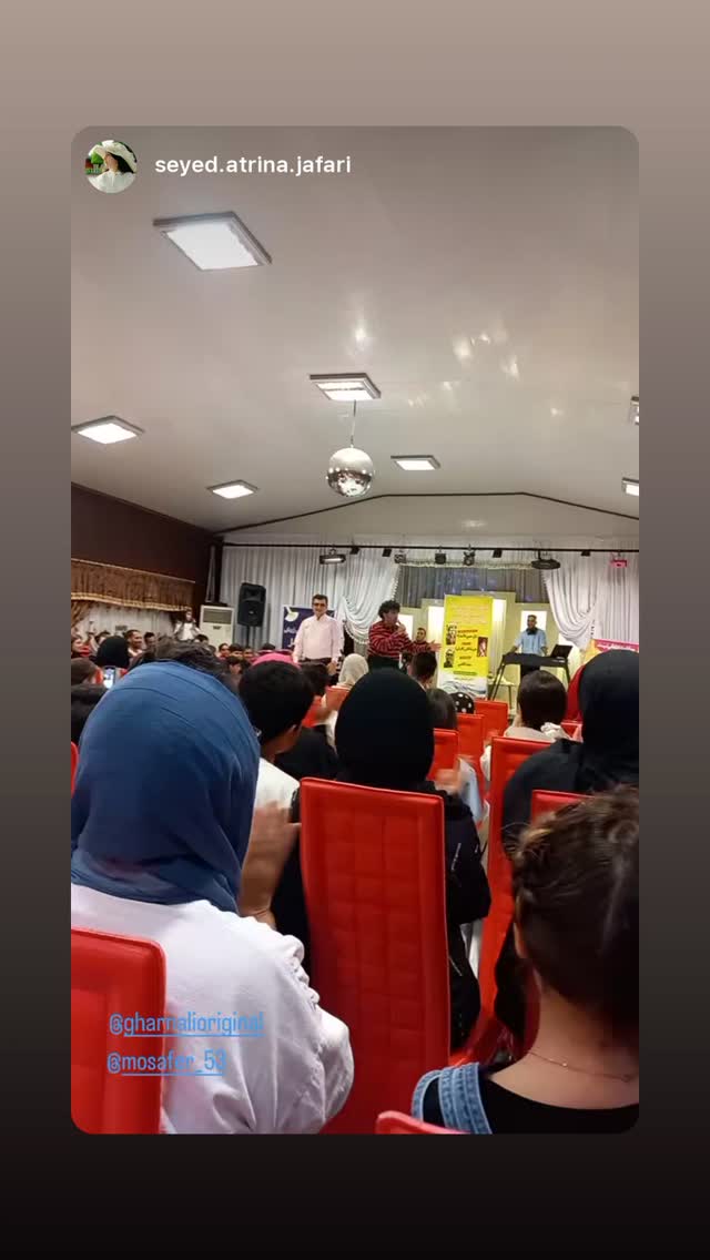  جدید ترین استوری اینستاگرام علی رضا گالش