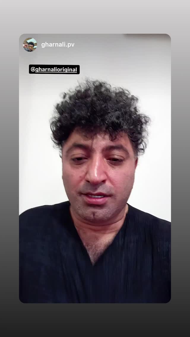  جدید ترین استوری اینستاگرام علی رضا گالش