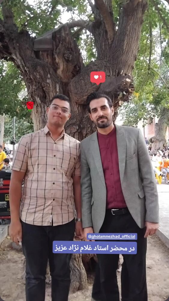 جدید ترین استوری اینستاگرام مهدی غلام نژاد
