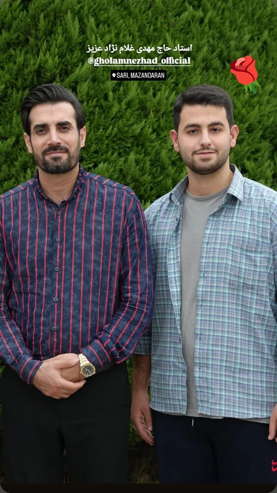  جدید ترین استوری اینستاگرام مهدی غلام نژاد