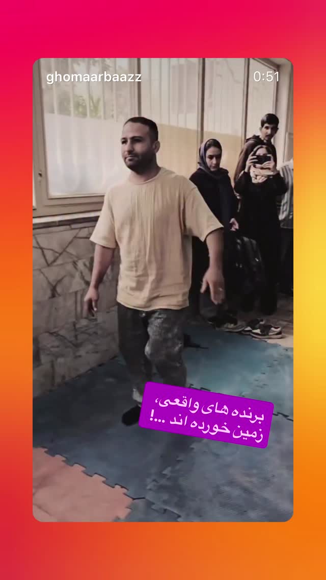  جدید ترین استوری اینستاگرام رسول خادم