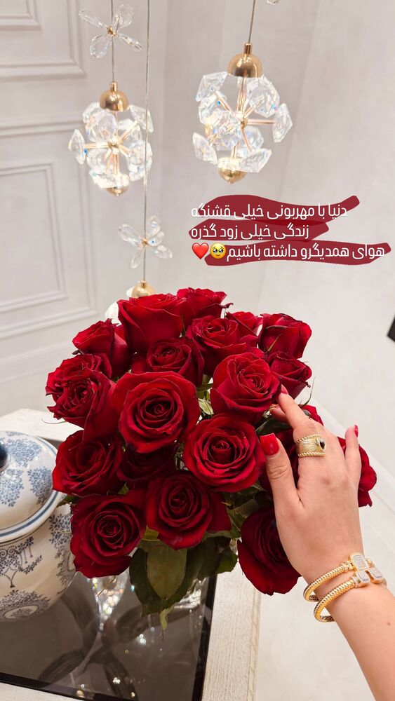  جدید ترین استوری اینستاگرام گیتا اخوان