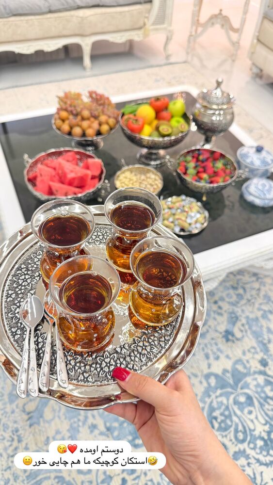  جدید ترین استوری اینستاگرام گیتا اخوان
