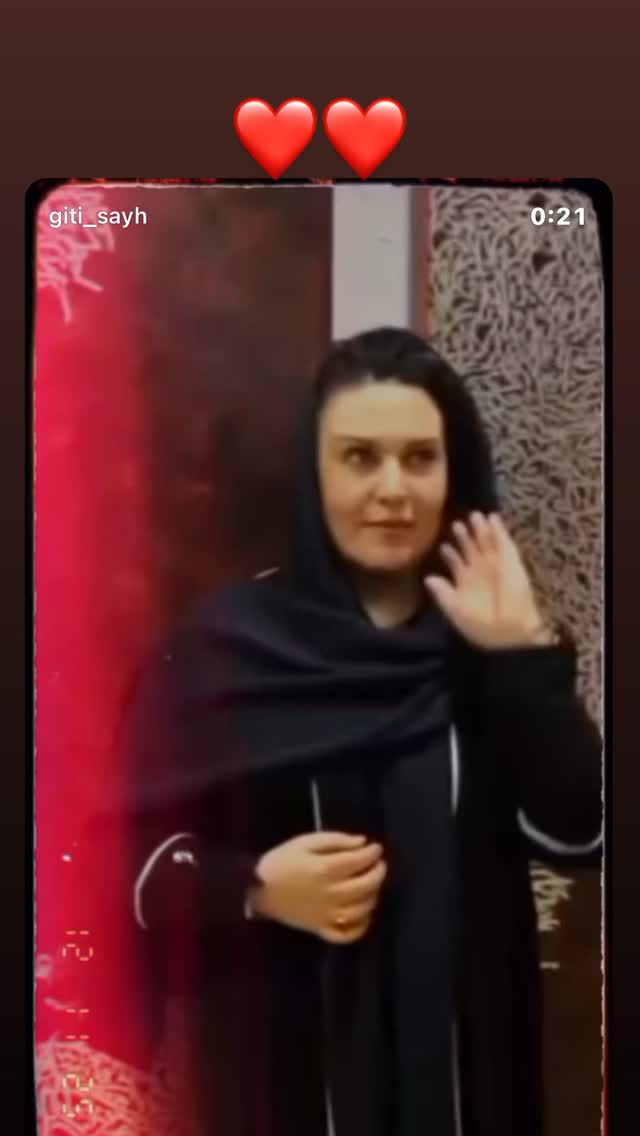  جدید ترین استوری اینستاگرام گیتی قاسمی