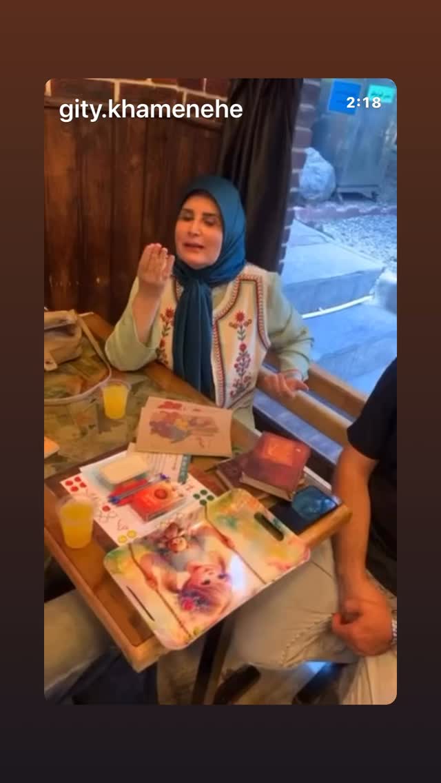  جدید ترین استوری اینستاگرام گيتى خامنهٔ