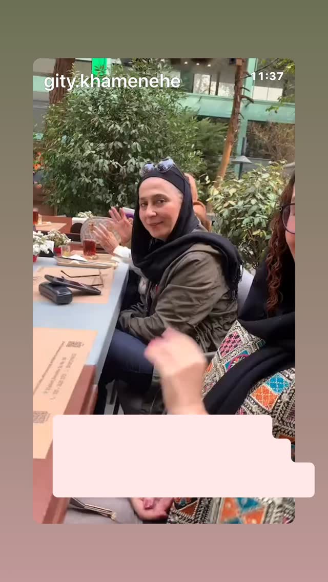  جدید ترین استوری اینستاگرام گيتى خامنهٔ