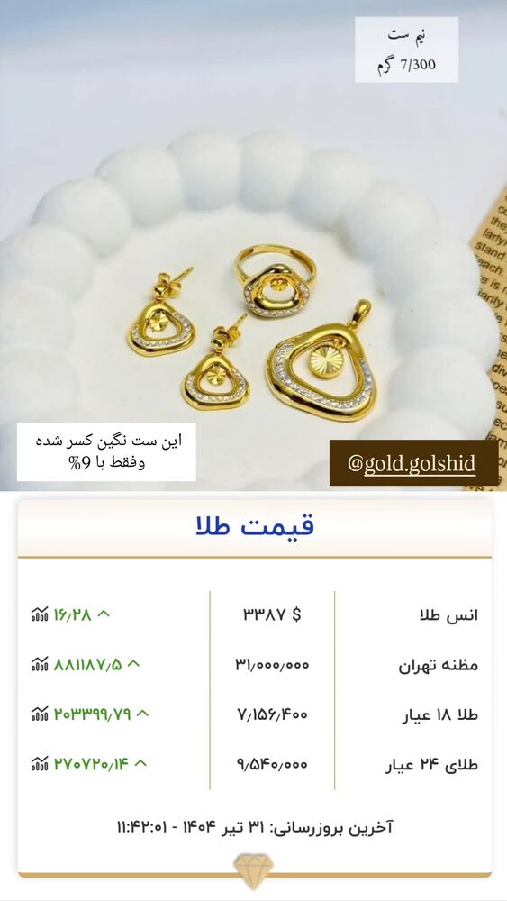  جدید ترین استوری اینستاگرام گلشید گرامی
